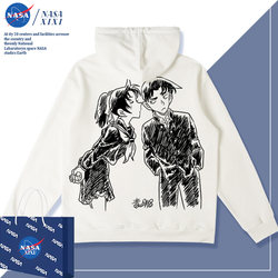 Nasa Detective Conan Co-Branded Hooded Sweatshirt for Men, Autumn Children's Jacket, Kudo Shinichi, Xiaolan Merchandise Clothing