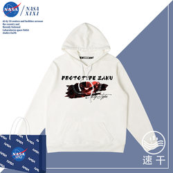 Nasa Mobile Suit Gundam Collaboration Hoodie for Men, Autumn/Winter Red Comet Zaku Char Gundam Clothing Jacket