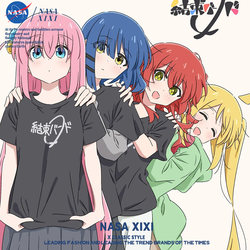 Nasa Lonely Rock Collaboration Hoodie for Men, Autumn and Winter, Goto Ichiri, Ichihiro Clothing, Fleece-Lined Jacket