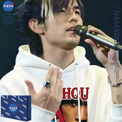 Nasa Jay Chou Style Hoodie Men's Hooded Autumn Carnival Concert Support Clothing Jacket