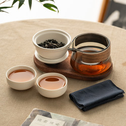 Travel Tea Set Portable Quick Brew Cup Outdoor Camping Teapot Tea Cup One Pot Two Cups Simple Tea Brewing Station