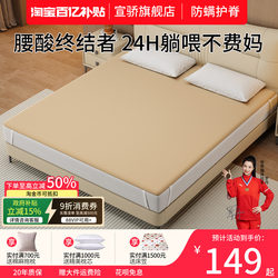 Mattress Hardening Pad, Soft Mattress Hardening Tool, Thin Coconut Palm Jute Spine-Protecting Soft Bed Hardening Tool, Hard Board Palm Mat