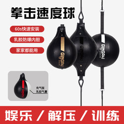Professional Hanging Boxing Speed Ball for Gym, Martial Arts Training, Dodge Ball, Reaction Ball, Stress Relief Ball, Sky and Earth