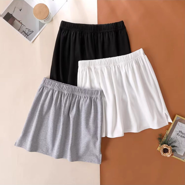 2-Pack Women's Layering Half Skirts - Lace Bottom Extender For Dresses & Shirts