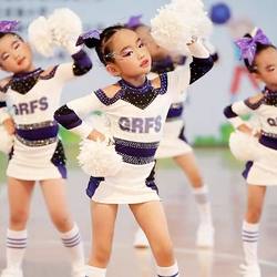 Children's Cheerleading Performance Costumes, Fitness Aerobics, Gymnastics, Student Competition Team Cheerleading Dance Costumes
