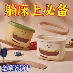Desktop Hamburger-Shaped Cute Trash Can, Multifunctional for Home Use in Bedroom and Living Room, Super Adorable Storage and Creative Trash Bin