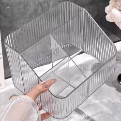 Cosmetic Storage Box, Student Dormitory, Skin Care Products, Lipstick, Brush, Compartmentalized Storage Artifact, Desktop Storage Rack