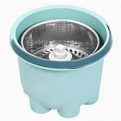 Thickened Mop Wringer Bucket, Universal Hand-Pressed Mop Wringer Bucket, Rotating Mop Bucket, Dehydration Basket, Single Bucket, Single Tube, for Home Use