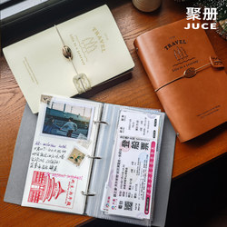 Travel Record Book, Receipt Storage Book, Ticket Holder, Ticket Stub Storage Book, Boarding Pass, Airplane Ticket Storage Book, Movie Ticket, Ticket, Train Ticket Collection Book, Concert Ticket Storage Binder