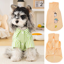 Pet Clothes, Dog and Cat Clothes, Breathable Pet Clothing, Spring Style Pet Clothing, 26 Fun Patchwork Shirts