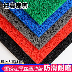 Entrance Door Wire Loop Mat, Household Non-Slip Foot Mat, Large Door Mat, Can Be Cut to Fit, Full Carpet Dust Removal Door Mat