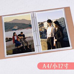 A4 Paper Photo Album, Insert-Type 6-Inch 8inch 12inch Postcard Storage Album, Photo Loose-Leaf Album, Family Memory Album