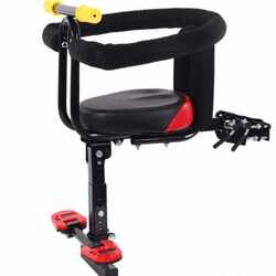 Extremely fast new electric bicycle front-mounted baby seat Electric bicycle child seat foldable safety guardrail