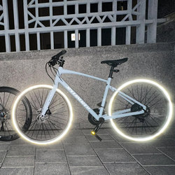 Suitable for Bicycle Night Wheel Hub Luminous Reflective Stickers, Mountain and Road Bike Night Riding Tire Rim Decorative Reflective Strips