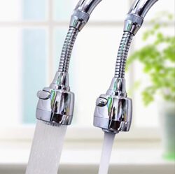 Shower Booster Filter Filter Extension Aerator Anti-Splash Water-Saving Extender Universal Faucet Extender