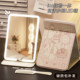 LED vanity mirror with light folding vanity mirror desktop high-definition student dormitory home desktop portable mirror