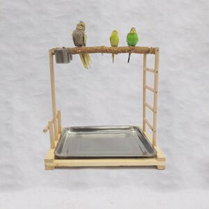 
Cockatiel stand, pepper wood bird stand, station pole, parrot stand, parrot stand, parrot supplies and bird supplies