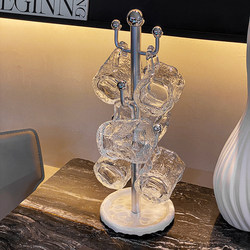 Light Luxury Glass Drinking Cup Home Set with Handle, Breakfast Cup, Beer Cup, New Style Living Room Tea Cup with Cup Holder