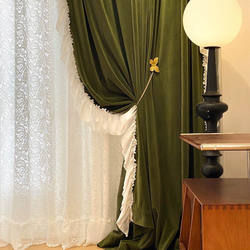 French-Style Curtain Tiebacks, Vintage Metal Butterfly Tiebacks, High-End Magnetic Tiebacks for Styling