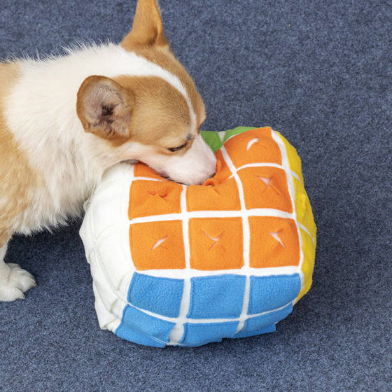 
Kawaii Pet Rubik's Cube Sniffing Toy Difficult Rubik's Cube Dog Enrichment Toy Cat Puzzle Hidden Food Recipe