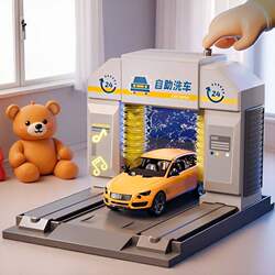 Large Car Wash Machine Toy for Children, Educational Multifunctional Early Education Simulation Car Wash Machine, Birthday Gift for Boys