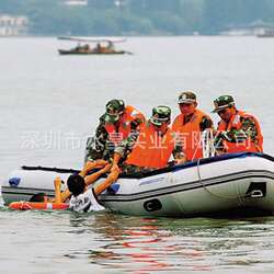 8-person charge + 6-horse outboard motor thickened and wear-resistant inflatable kayak life jacket with free shipping