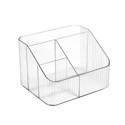 Cosmetics Storage Box Transparent Dressing Table Skin Care Products Lipstick Makeup Brush Ins Style Desktop Storage Rack Storage Box