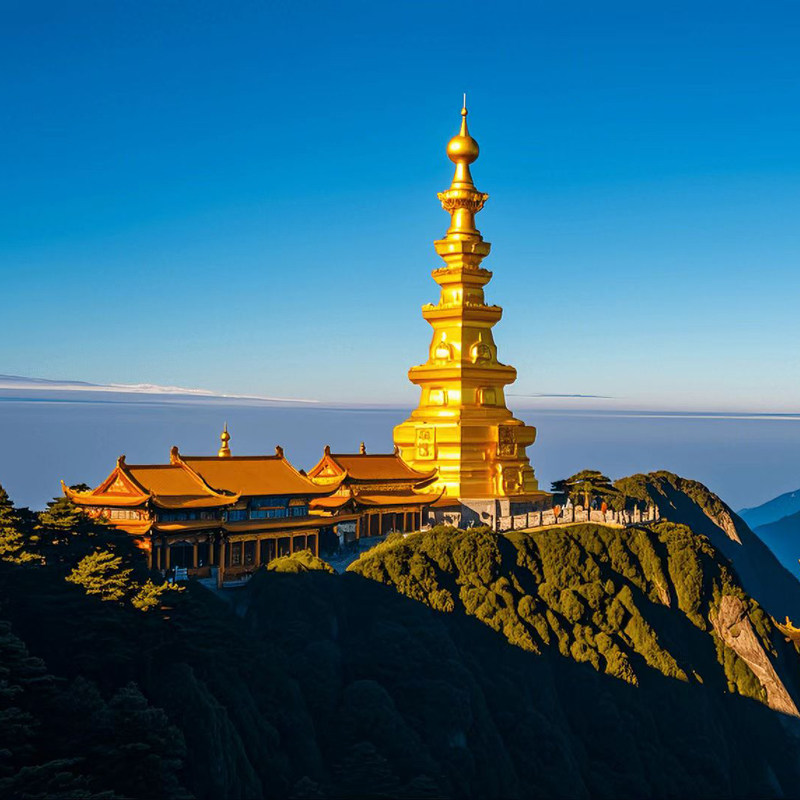 重庆+成都7天6晚跟团旅游洪崖洞仙女山天生三桥九寨沟黄龙都江堰