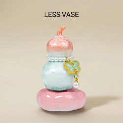 Ceramic Rotating Crystal Glaze Small Gourd Creative Desktop Decoration Ornament Jingdezhen Ceramic Rotating Small Ornament