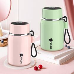 Smart Thermos Cup for Boys and Girls, 2025 New Model, High-Looking, Stylish, Stainless Steel, Portable, Compact, Tea Brewing Cup