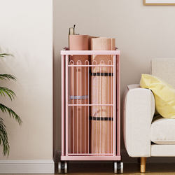 Yoga Storage Basket, Badminton Racket Storage Rack, Kettlebell and Ball Storage Organizer, Fitness Equipment Storage Rack