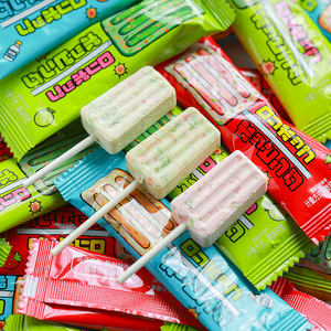Jumping sugar milk lollipop milk flavor fruit flavor wholesale bulk children's candy net red students casual snacks