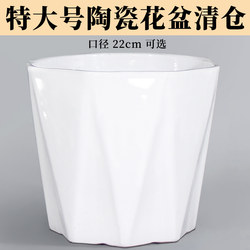 Ceramic Flower Pots for Home Use, Indoor and Outdoor, for Balcony, Suitable for Orchids, Green Plants, Succulents, Various Sizes, Creative and Unique Design, with Tray