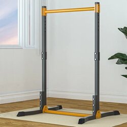 Home Floor-Standing Single Bar Indoor Pull-Up Bar for Adults, Children's Stretching Rings, Family Fitness Equipment