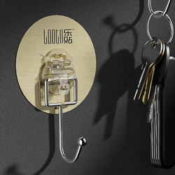 Large hook hook sticker strong K wall large size adhesive sticker wall punch-free stainless steel hanger load-bearing heavy adhesive