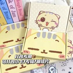 Cute Cartoon Airplane Box, Card Packaging Material, Express Delivery Gift Packaging Box, High-Quality Handmade Packing Box