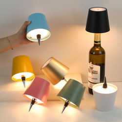Wine Bottle Light, Plug-In Night Light, Wine Bottle Table Lamp, Plug-In Light, Empty Bottle Light, Ambient Light, Rechargeable Wine Bottle Cap Light, Decoration