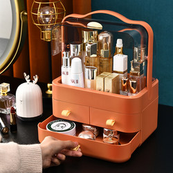 Xiyogee Xinjiang Free Shipping Internet Celebrity Cosmetic Storage Box Desktop Dustproof Lipstick Organizer Skincare Large Capacity Storage Box