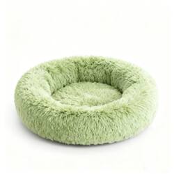 Dog Bed Winter Warm Plush Round Bed Dog Cotton Bed Warm Thickened Universal Pet Supplies Bed Mat