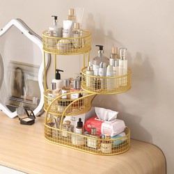 Cosmetic Storage Box Desktop Multi-Layer Storage Rack Dressing Table Washstand Skin Care Products Lipstick Large Capacity Storage Rack