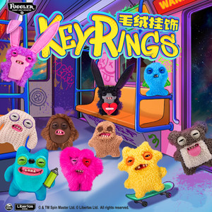 
Fuggler official genuine cute teeth monster pendant funky teeth treasure bag keychain