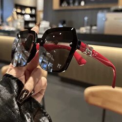 Light Luxury Sunglasses for Women, Anti-Uv, High-Definition Polarized Sunglasses, Slimming for Big Faces, Driving Outdoor Glasses, 2026 New Model