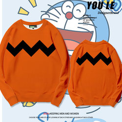 Doraemon and Fat Tiger Collaboration Sweatshirt for Men, Round Neck, Autumn, Gouda Tetsuji, Fat Tetsuji, An, Merchandise, Children's Clothing, Jacket