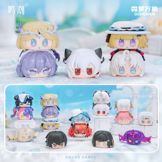 
[Ready Stock] Mingchao Dango Jenga Moe Mori Morokuro Game Official Peripherals Tsubaki Drifter Taniko
