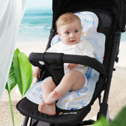 Stroller mat stroller baby dining chair ice pad safety seat ice bead pad walking artifact cool pad summer universal