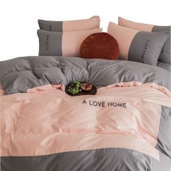 Seven-piece bedding quilt four-piece set with quilt core pillow core dormitory 6-piece set full set 55-piece set summer quilt