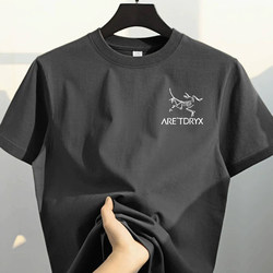 Clearance Bargain ~ Export Overstock Hong Kong Style Casual Heavyweight Pure Cotton Short Sleeve T-Shirt for Men Summer Xiuhe Clothing