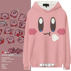 Kirby Star Allies Merchandise Hoodie for Men, Autumn 2025 New Style, Boys' Cartoon Loose-Fitting Jacket, Trendy Clothing