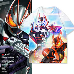 Kamen Rider Collaboration T-Shirt for Men, Short-Sleeved Kuuga Clothing, Zi-O and Decade Anime Merchandise, Quick-Dry Summer Style, Versatile