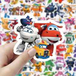 198 Cartoon Super Wings Stickers Cute Children's Students Creative Decoration DIY Wall Planner Waterproof Stickers